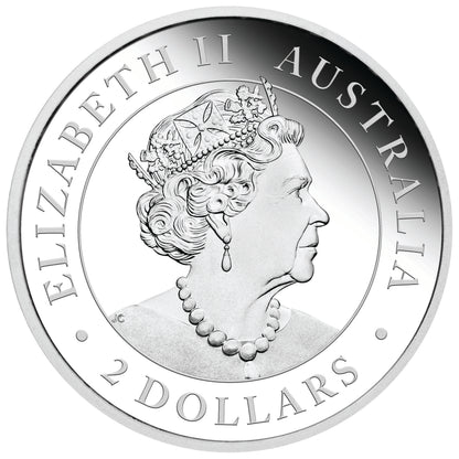2020 $2 Australian Wedge-Tailed Eagle 2oz Silver Piedfort Proof Coin