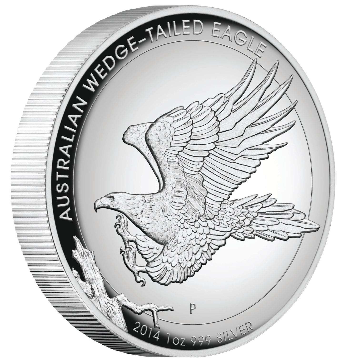 2014 $1 Australian Wedge-Tailed Eagle 1oz Silver High Relief Proof Coin