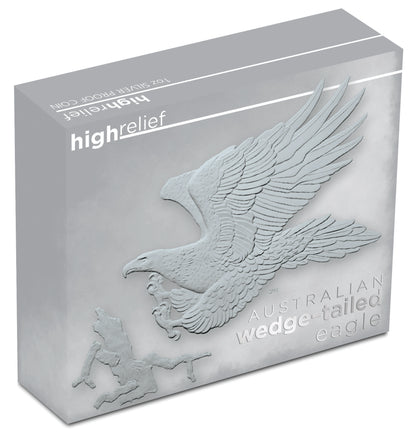 2014 $1 Australian Wedge-Tailed Eagle 1oz Silver High Relief Proof Coin