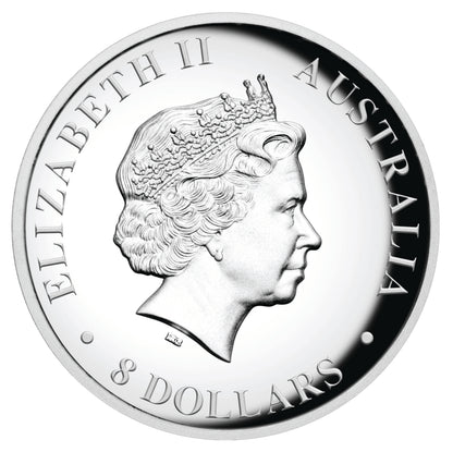 2014 $8 Australian Wedge-Tailed Eagle 5oz Silver High Relief Proof Coin