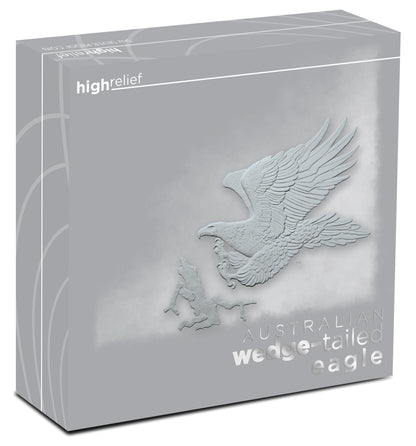 2014 $8 Australian Wedge-Tailed Eagle 5oz Silver High Relief Proof Coin