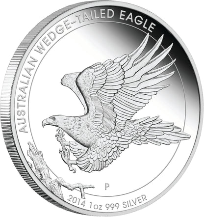 2014 $1 Australian Wedge-Tailed Eagle 1oz Silver Proof Coin
