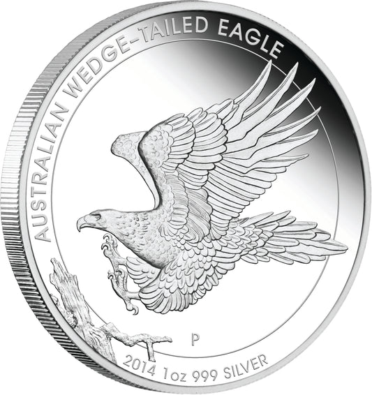 2014 $1 Australian Wedge-Tailed Eagle 1oz Silver Proof Coin