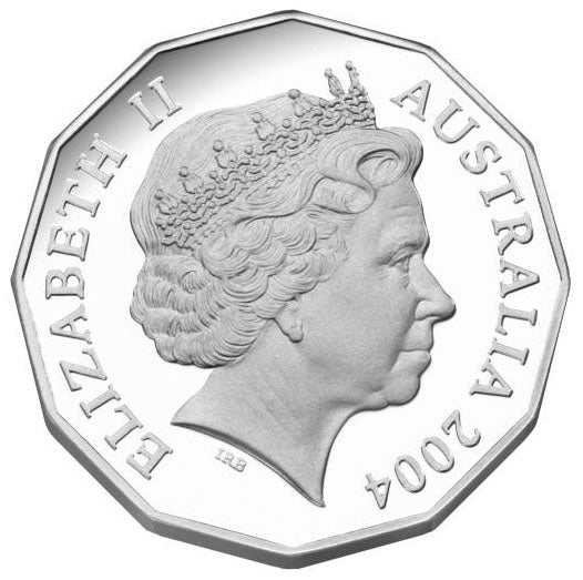 2004 50c Primary School Student Winning Design Silver Proof Coin