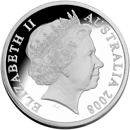 2008 $5 Centenary of Scouts Australia Silver Proof Coin