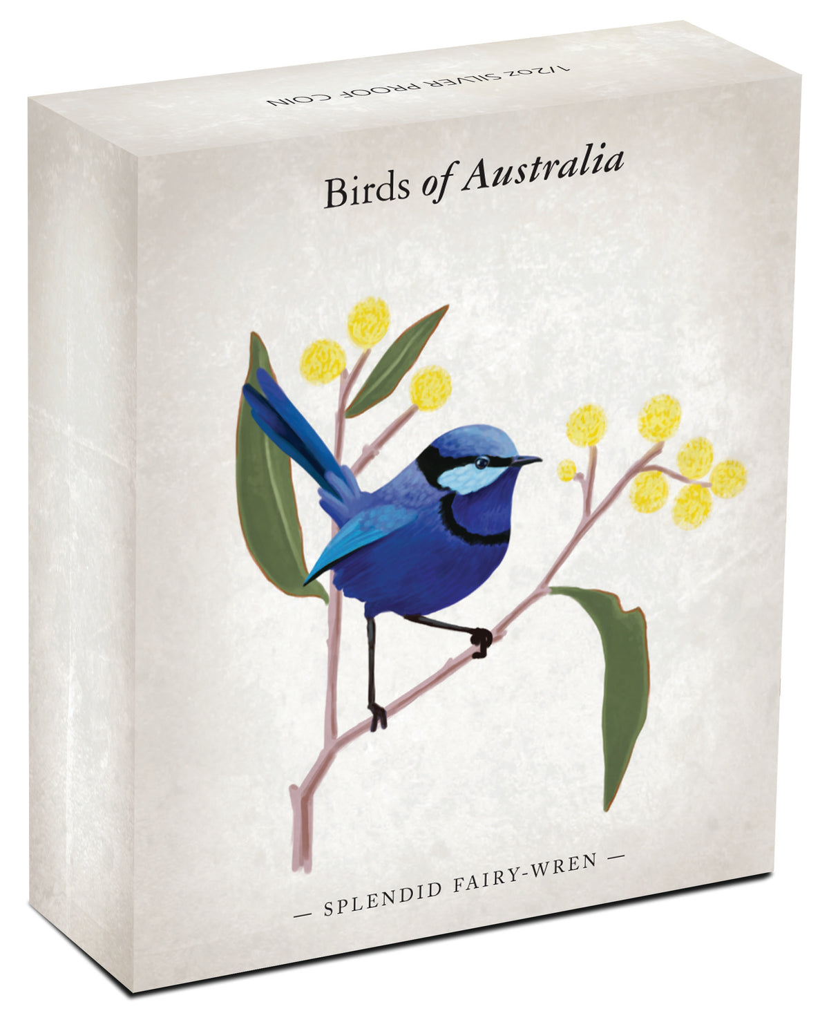 2013 50c Birds of Australia Splendid Fairy-Wren 1/2oz Silver Coloured Proof Coin