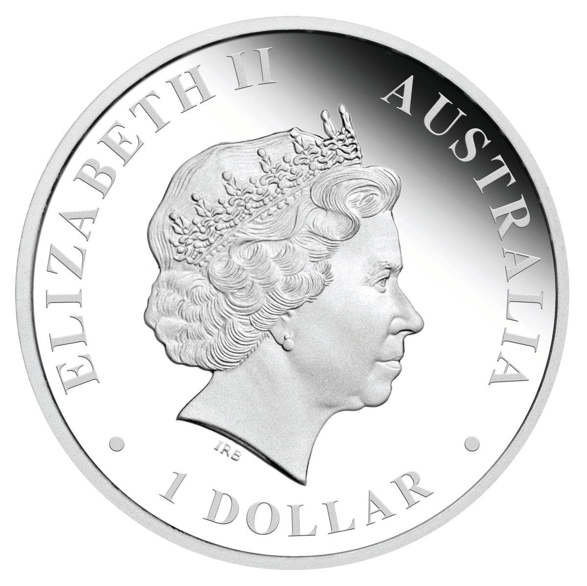 2015 $1 Australian Antarctic Territory Elephant Seal 1oz Silver Coloured Proof Coin