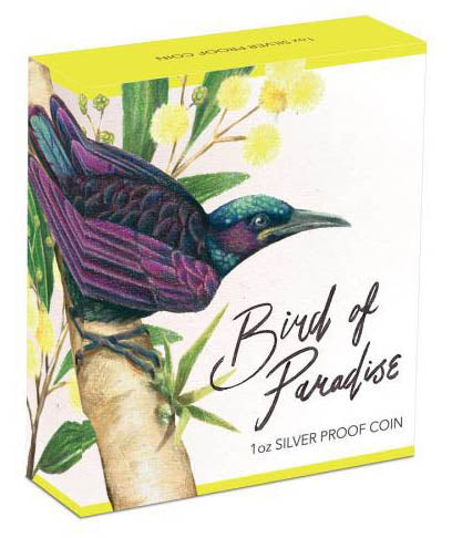2019 $1 Birds of Paradise 1oz Silver Proof Coin