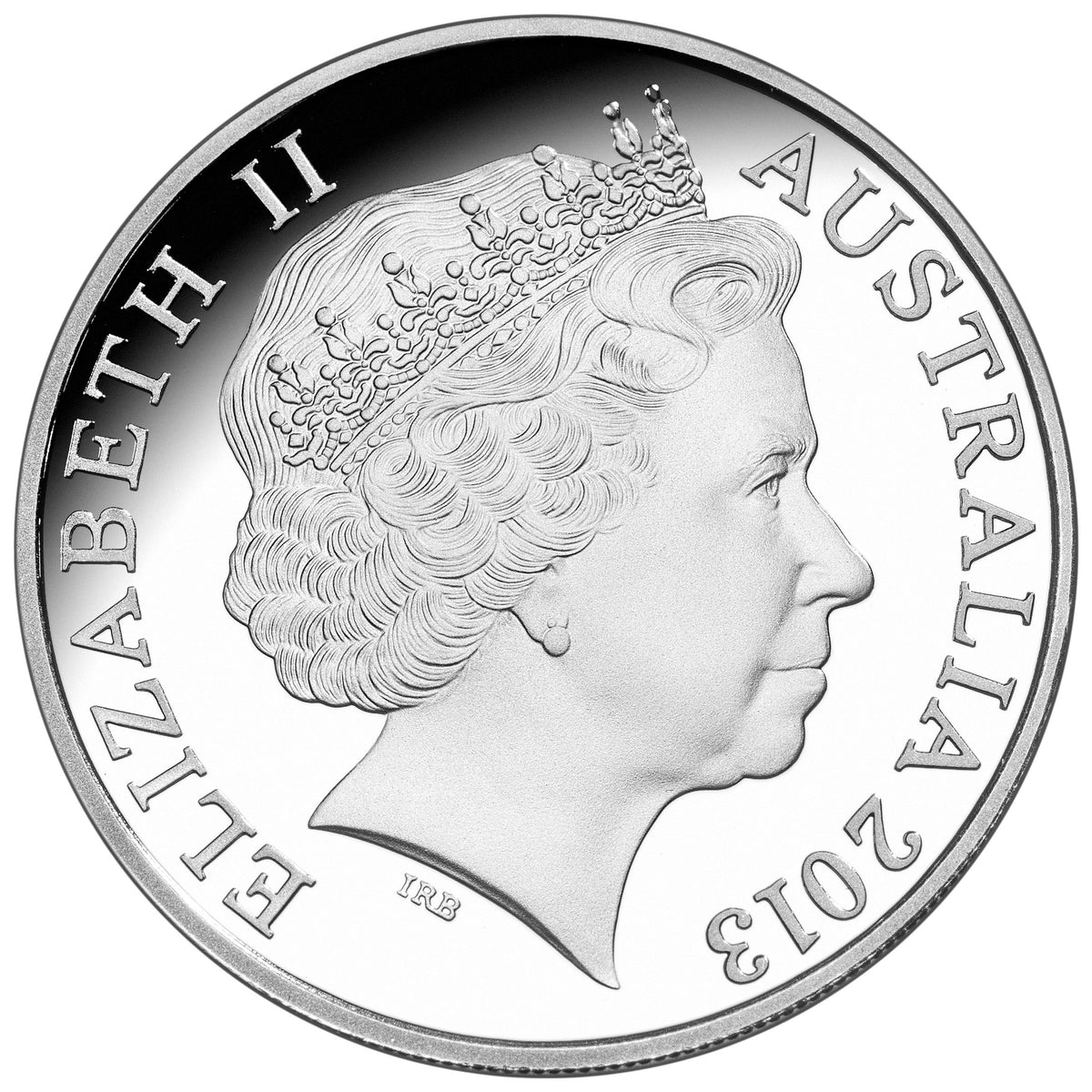 2013 $1 Australian Saltwater Crocodiles Bindi 1oz Silver Coloured Proof Coin
