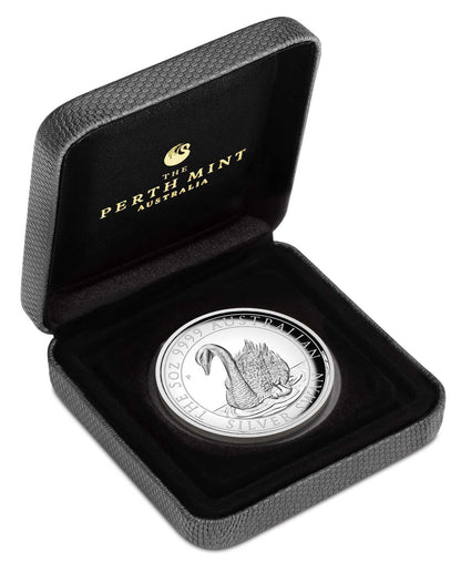 2018 $8 The Australian Silver Swan 5oz Silver High Relief Proof Coin