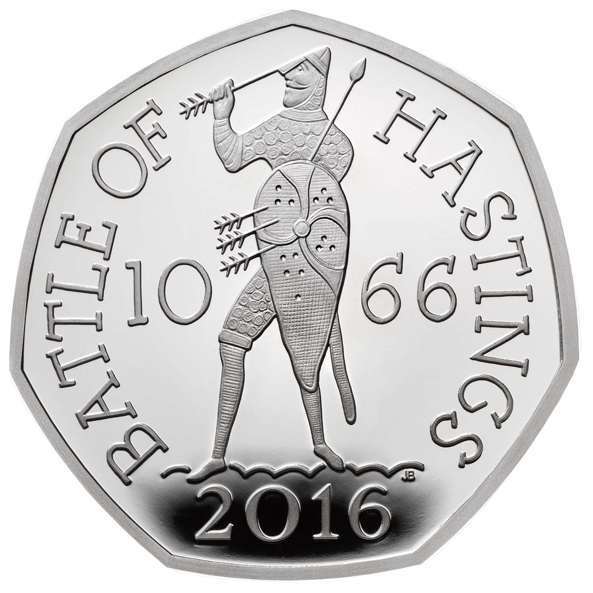 UK 2016 50p The 950th Anniversary of The Battle of Hastings Silver Proof Coin