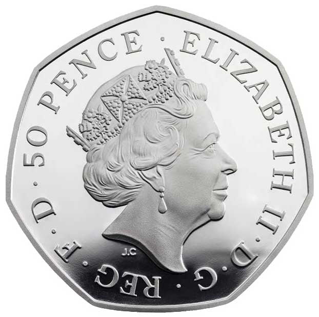 UK 2016 50p The 950th Anniversary of The Battle of Hastings Silver Proof Coin