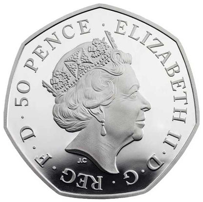 UK 2016 50p The 950th Anniversary of The Battle of Hastings Silver Proof Coin