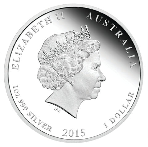 2015 $1 Celebrating The Birth of HRH Princes Charlotte 1oz Silver Proof Coin