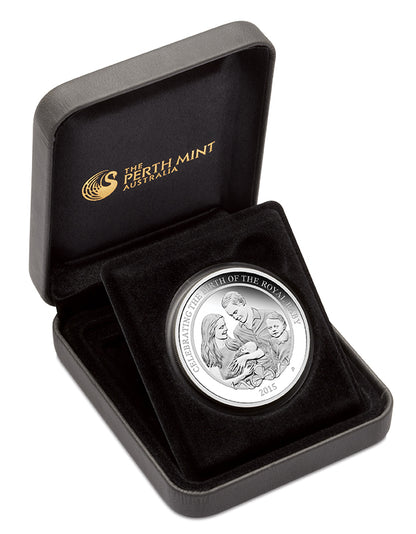 2015 $1 Celebrating The Birth of HRH Princes Charlotte 1oz Silver Proof Coin