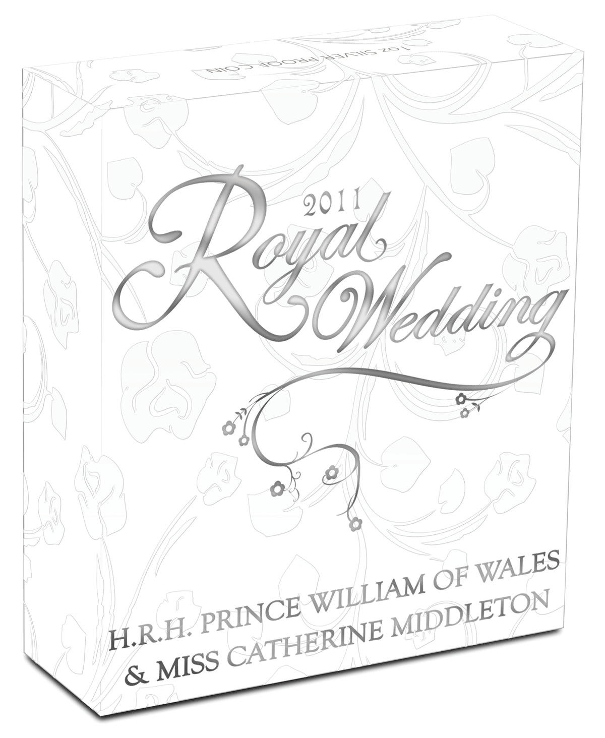 2011 $1 Royal Wedding 1oz Silver Coloured Proof Coin