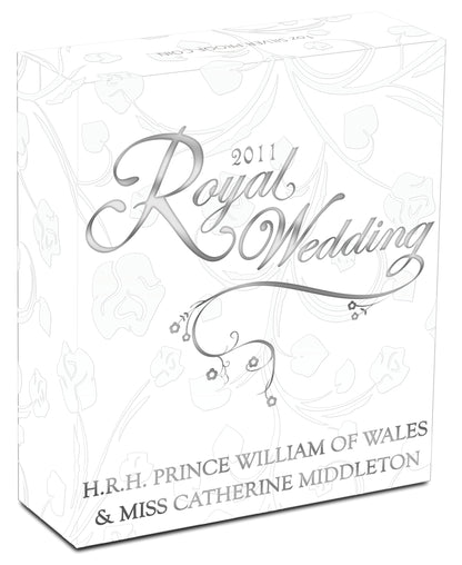 2011 $1 Royal Wedding 1oz Silver Coloured Proof Coin