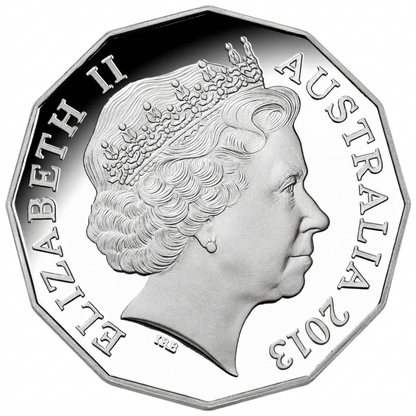 2013 50c Royal Collection First Born Baby of The Duke and Duchess of Cambridge Silver Proof Coin