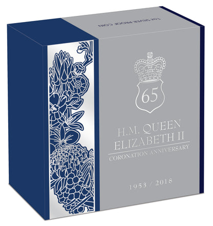 2018 $1 65th Coronation Anniversary of Her Majesty Queen Elizabeth II 1oz Silver Proof Coin