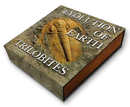 Niue 2016 $2 Evolution of Earth Trilobites Ruthenium and Selectively Gold Plated 2oz Silver Coin
