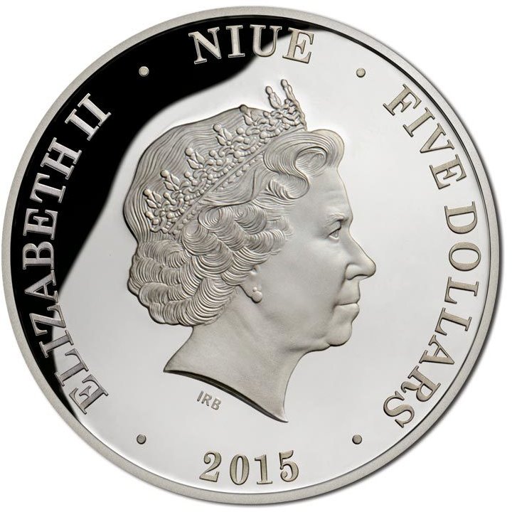 Niue 2015 $5 Centenary Landing At Gallipoli Silver Lenticular Proof Coin