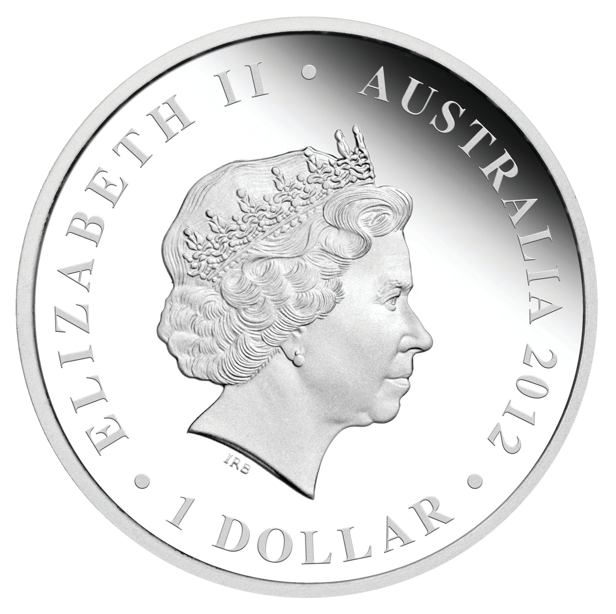 2012 $1 Famous Battles In Australian History Kapyong 1oz Silver Coloured Proof Coin