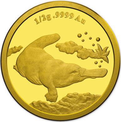 2014 $2 Platypus 0.5g Gold Proof Coin