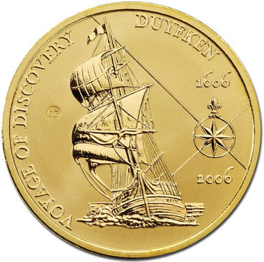 2006 $5 400th Anniversary of The Duyfken's Exploration of Australia Uncirculated Coin