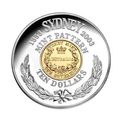 2003 $10 Sydney Mint Anniversary Bi-Metal Proof