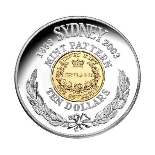 2003 $10 Sydney Mint Anniversary Bi-Metal Proof