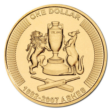 2007 $1 The Ashes Uncirculated Coin