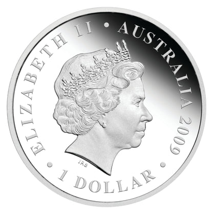 2009 $1 Sydney World Masters Games 1oz Silver Coloured Proof Coin