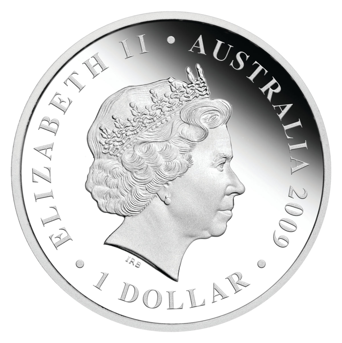 2009 $1 Swimming Australia Celebrating 100 Years of Excellence 1oz Silver Coloured Proof Coin