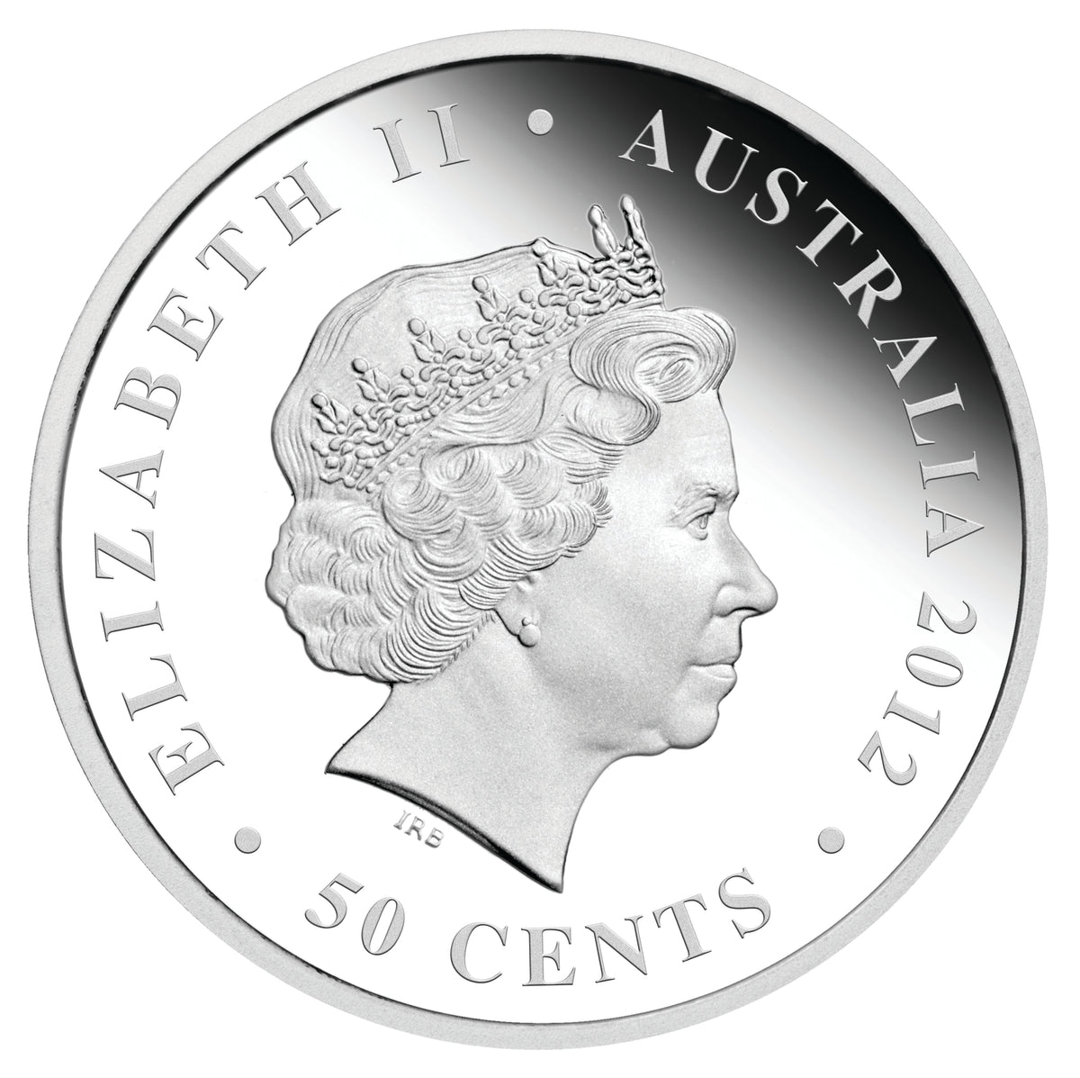 2012 50c FIFA World Cup Brazil 1/2oz Silver Coloured Proof Coin