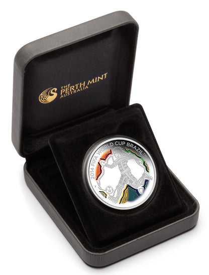 2012 50c FIFA World Cup Brazil 1/2oz Silver Coloured Proof Coin