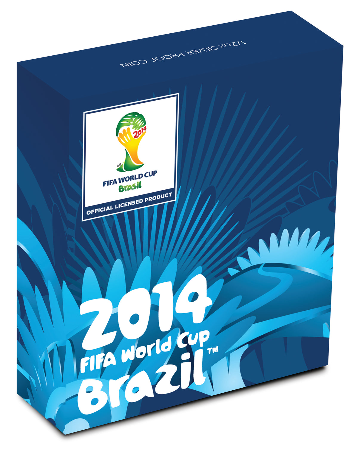 2012 50c FIFA World Cup Brazil 1/2oz Silver Coloured Proof Coin
