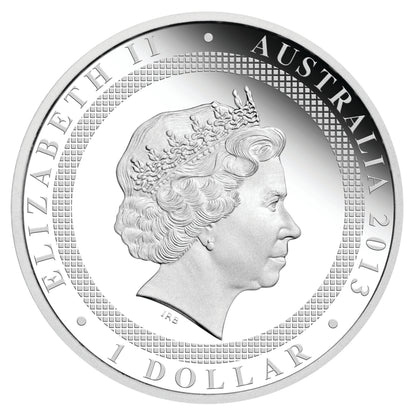 2013 $1 ANDA Melbourne Sister Cities 1oz Silver Hologram Proof Coin