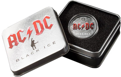 Cook Islands 2018 $10 AC/DC 2oz Silver Coloured Proof Coin