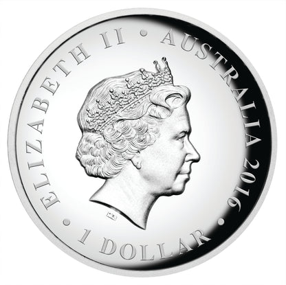 2016 $1 Dirk Hartog Australian Centenary of Australian Landing 1oz Silver High Relief Proof Coin