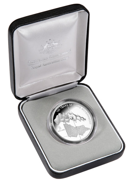 2006 $5 State Government 150 Years of Victoria Silver Proof Coin
