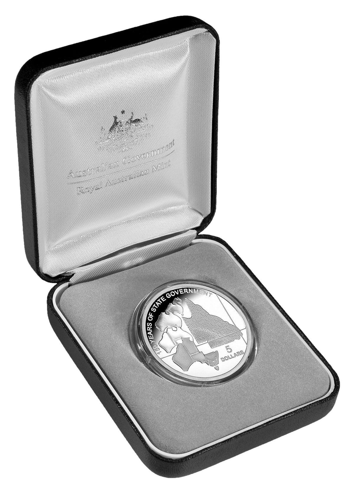 2009 $5 State Government 150 Years of Queensland Silver Proof Coin
