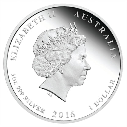 2016 $1 50th Anniversary of Australian Decimal Currency 1oz Silver Proof 2 Coin Set