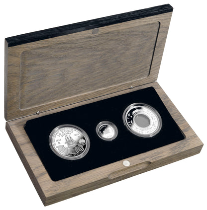 2013 Bicentenary of The Holey Dollar & Dump Silver Proof 3 Coin Set