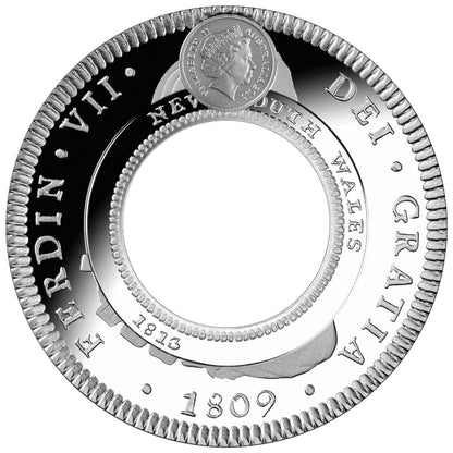 2013 Bicentenary of The Holey Dollar & Dump Silver Proof 3 Coin Set