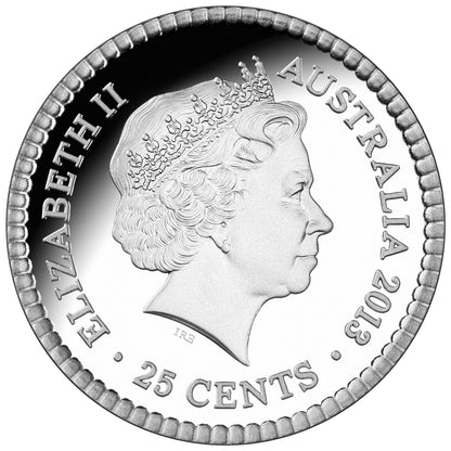 2013 Bicentenary of The Holey Dollar & Dump Silver Proof 3 Coin Set