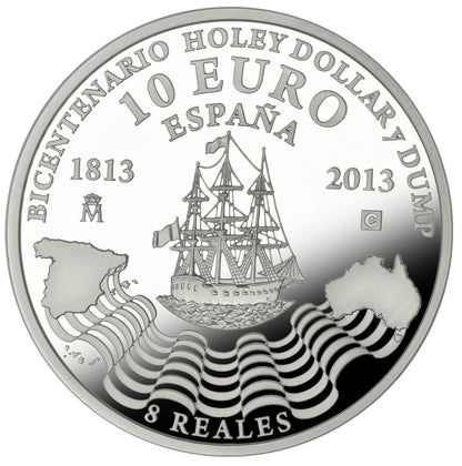 2013 Bicentenary of The Holey Dollar & Dump Silver Proof 3 Coin Set