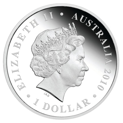 2010 $1 Lachlan Macquarie Governor of NSW 1oz Silver Proof Coin