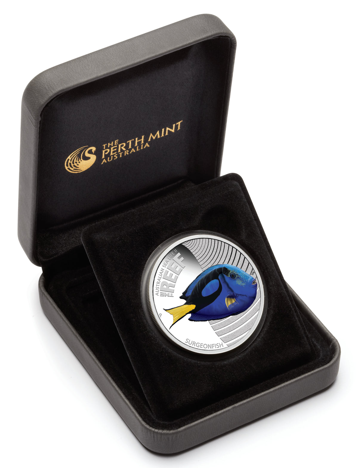 2012 50c Australian Sea Life II The Reef Surgeonfish 1/2oz Silver Coloured Proof Coin