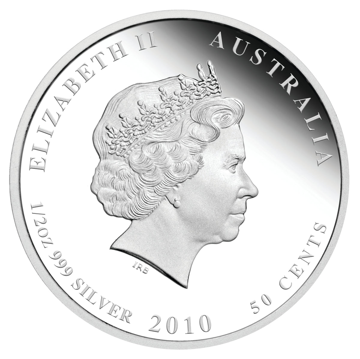 2010 50c Australian Sea Life The Reef Clownfish 1/2oz Silver Coloured Proof Coin