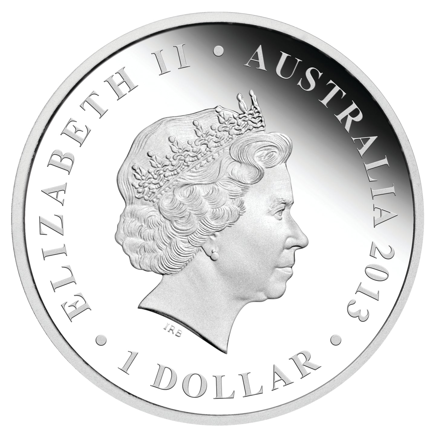 2013 $1 The Land Down Under Opera House 1oz Silver Coloured Proof Coin
